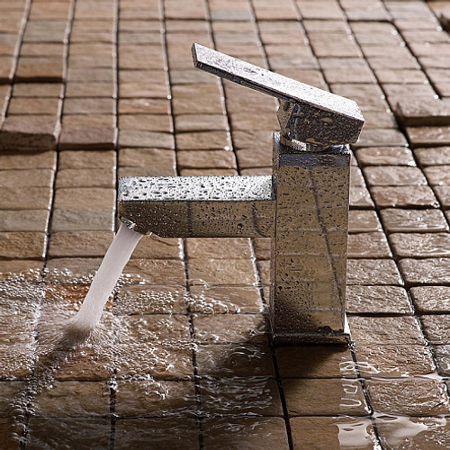 Смеситель однорычажный KUB-CHR-35023FB