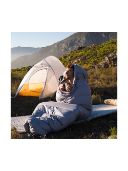 Спальный мешок Naturehike CW400 NH18C400-D с утиным пухом, размер M, серый