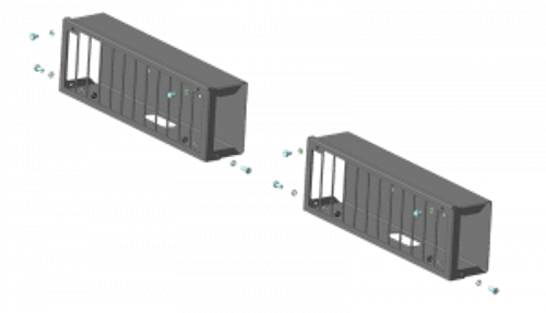 Защита Осветительных приборов (комплект). 2 мм, Сталь. для Mercedes Actros 2008-2016 MOTODOR.21204