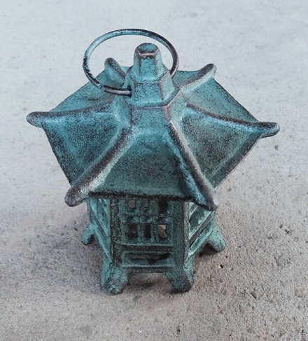 Iron Garden Декоративный фонарь Пагода под свечу для дачи