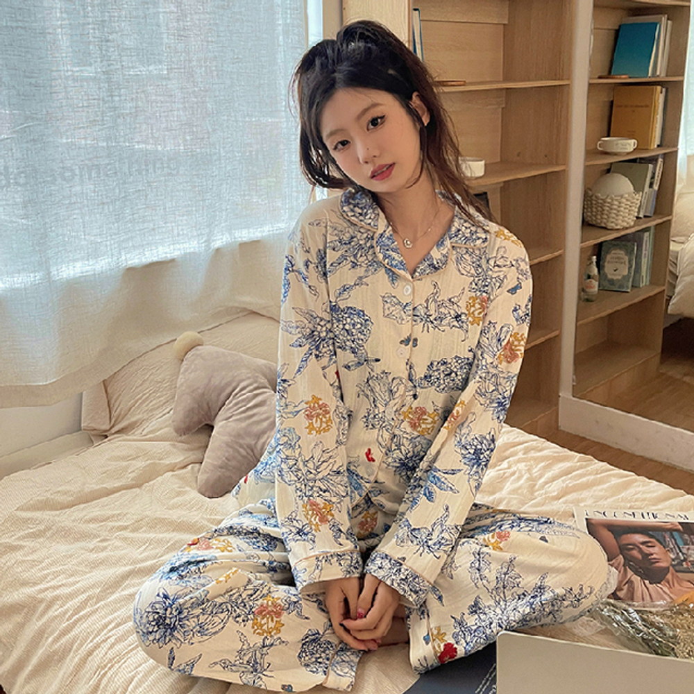 Пижама штаны+рубашка дл/р 2632