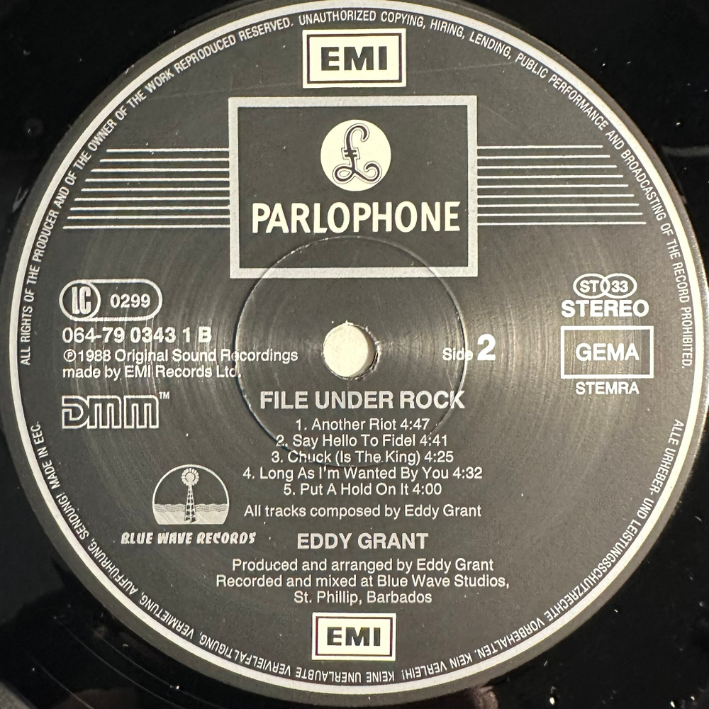 Eddy Grant - File Under Rock (Европа 1988г.)