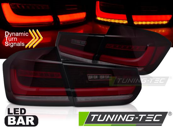 LED BAR SEQ TAIL LIGHTS RED SMOKE fits BMW F30 11-18