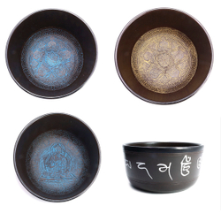 Поющая чаша 3 металла и алюминий