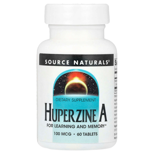 Source Naturals, Гуперзин A, 100 мкг, 60 таблеток