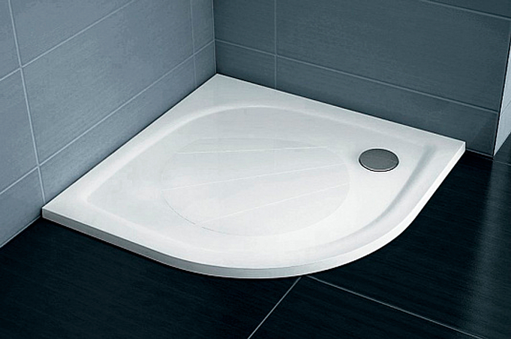 Душевой поддон из искусственного камня Ravak Elipso Pro 90х90 Flat XA237711010 Белый