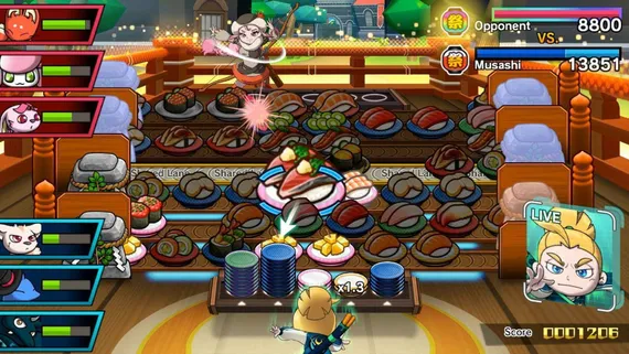 Sushi Striker: The Way of Sushid (Nintendo Switch, Английская версия, Б/У)