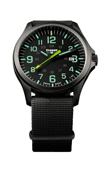 Швейцарские тактические часы Traser P67 OFFICER PRO GUNMETAL Orange 107863