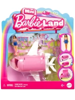 Набор Барби Мини кукла и самолет BarbieLand HYF38 HYF40