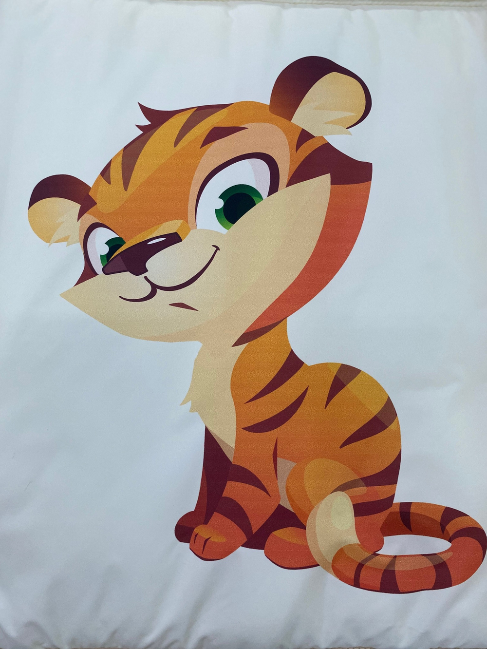 BAMBOLA Матрасик на комод для пеленания Люкс Тигренок 80*65