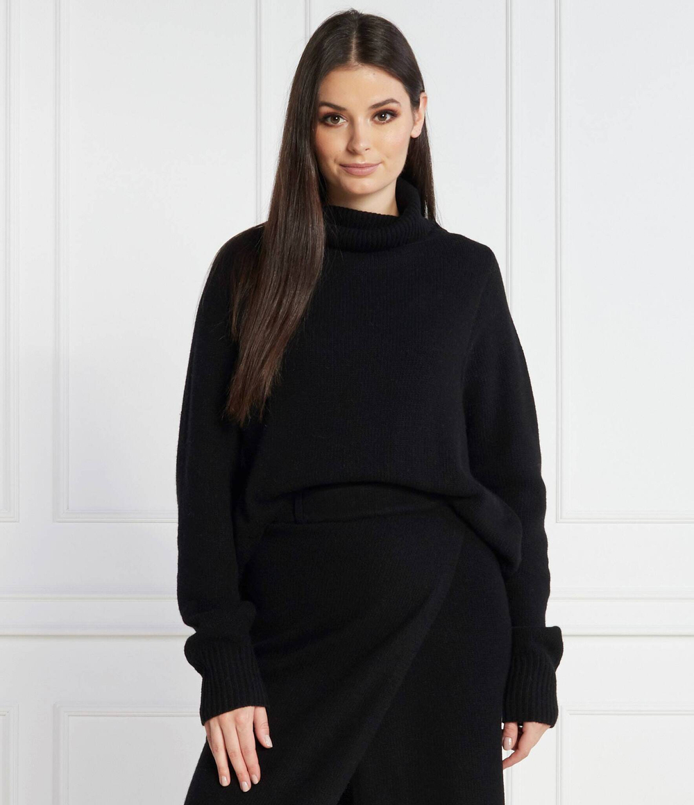 Хлопковый гольф caprera MAX&amp;Co. - черный(736417)