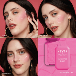 NYX Professional Makeup Buttermelt Blush - пудрово-розовый, 5 g