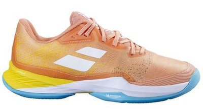Женские Кроссовки теннисные Babolat Jet Mach 3 Clay - coral/gold fusion