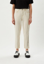 Джинсы жен. ICE PLAY 1100 молочные надписи