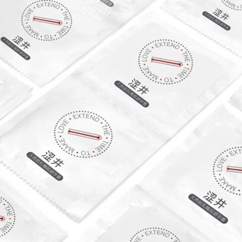 Ультратонкие презервативы с эффектом продления DryWell 0,03 мм., латекс, 3 шт.