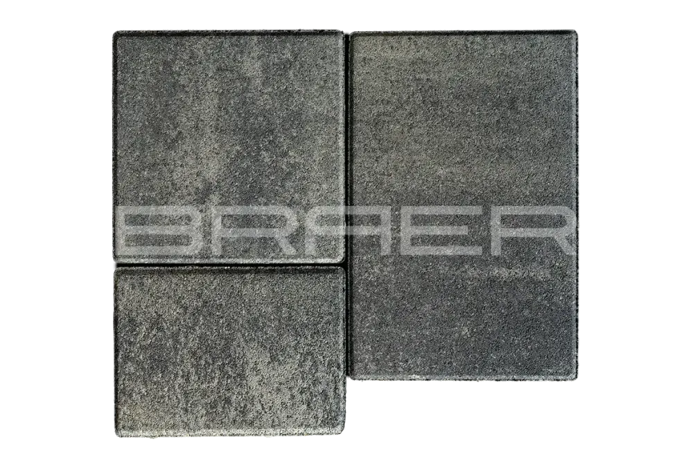 Тротуарная плитка Braer Старый город Венусбергер, Color Mix Вечер, 40 мм