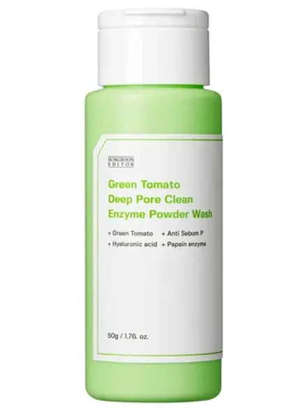 Sungboon Editor Энзимная пудра для глубокого очищения пор Green Tomato Deep Pore Clean Enzyme Powder Wash 50 гр