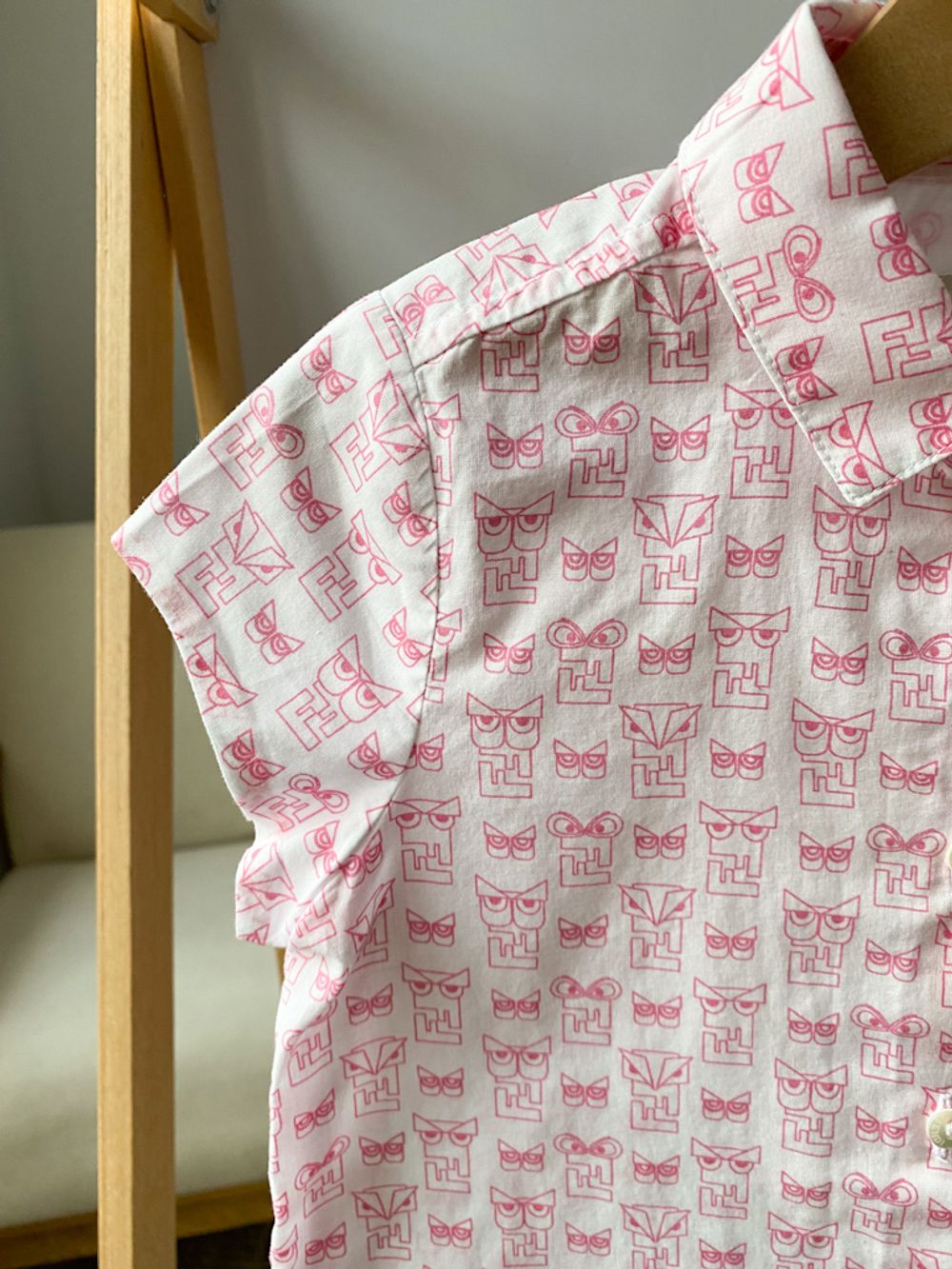 Хлопковая блузка Fendi, 110