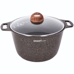 Кастрюля 8л «Granit ultra» (original) со стеклянной крышкой кго82а