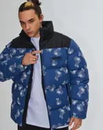 Пуховик Anteater Downjacket RF Print темно-синий