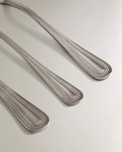 ZARA HOME НАБОР СТОЛОВЫХ ПРИБОРОВ ИЗ НЕРЖАВЕЮЩЕЙ СТАЛИ (6 ШТ.), СТАЛЬНОЙ СЕРЫЙ