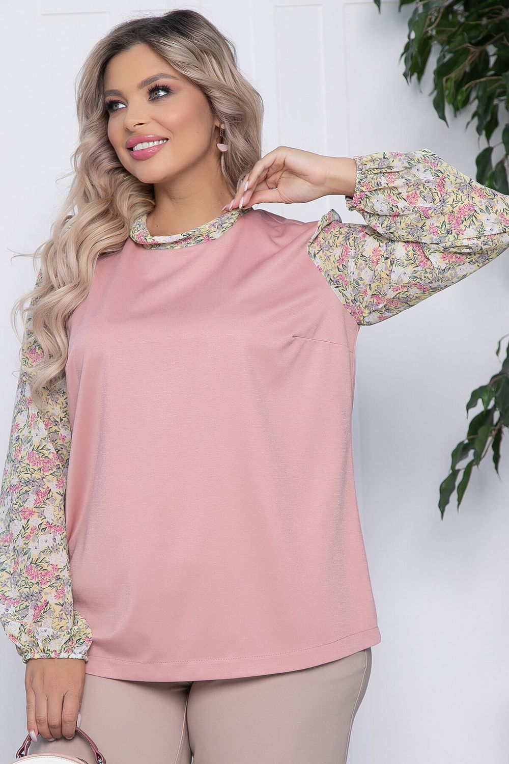 Блуза Лума (розовая) Б10709 LT Collection