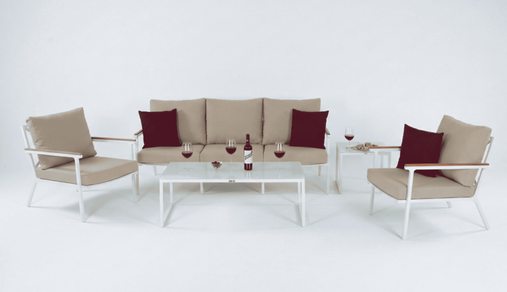 Лаунж зона Ideal Patio ФЕСТА бежевая с трехместным диваном