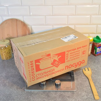 Набор кастрюль "Колибрии-5-1-Люкс" белый