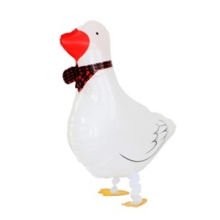 К Ходячая Фигура Гусь Белый 24''/61 см.