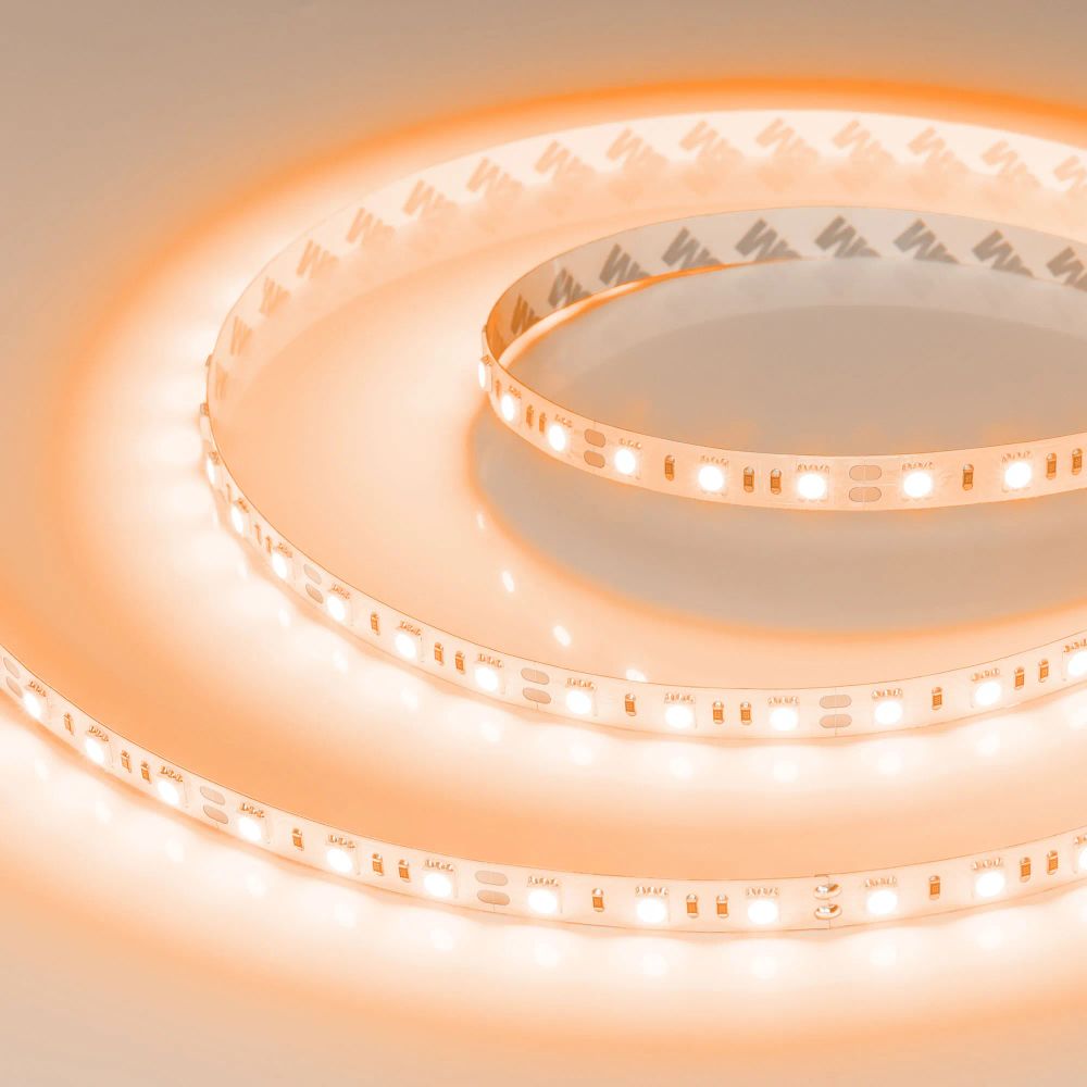 Светодиодная лента RT-B60-10mm 12V Orange (14.4 W/m, IP20, 5060, 5m) (Arlight, Открытый) 015972(2)