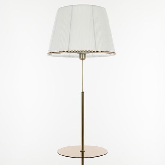 CL402980T Линц Бронза+Белый Торшер со столиком