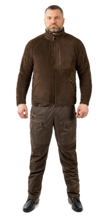 Флисовая толстовка Манчестер PRIDE коричневая Novatex