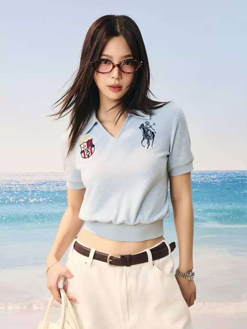 Женская рубашка-поло HARSHandCRUEL WMNS Crop Polo Shirt