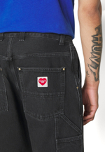 Carhartt WIP NASH PANT SMITH - Джинсы свободного покроя - Чёрный