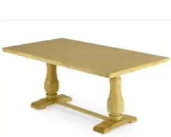 Стол обеденный Bertram, 180х100 см, массив вяза