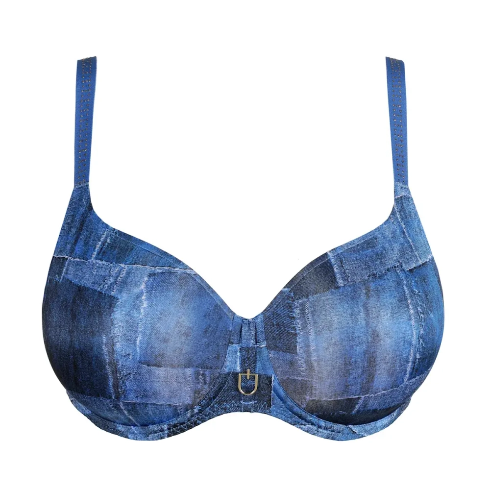 PRIMADONNA TWIST MAUNA Бюстгальтер с поролоновым вырезом в форме сердца, синий