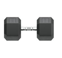 Гантель гексагональная UNIX Fit обрезиненная 37,5 кг / шт.