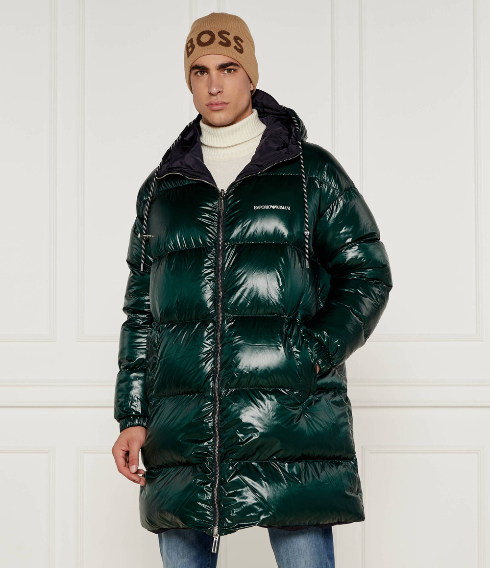 двухсторонняя пуховая куртка giacca piumino Emporio Armani - темно-синий(6L1L83 1NNBZ)