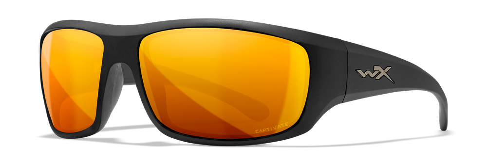 Очки Wiley X WX OMEGA Matte Black CAPTIVATE™ Polarized Bronze Mirror