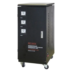 Ресанта АСН-20000/3-ЭМ трехфазный стабилизатор напряжения 63/4/6