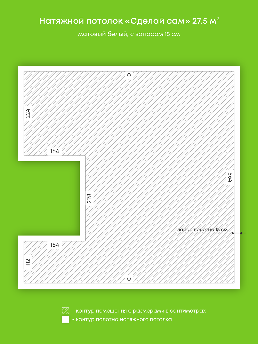 Натяжные потолки 27.5 м2, 3.7 м2