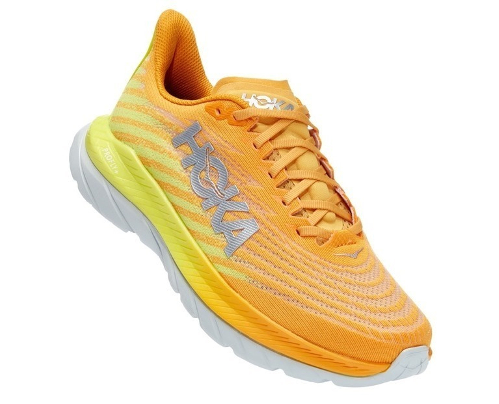 Кроссовки HOKA MACH 5 Radiant Yellow  Evening Primrose арт. 1127893RYEP, жёлтый, муж.
