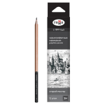 Карандаш ч/г 3Н "Старый мастер" заточен.(Гамма)