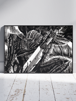 Постер плакат Гатс С Мечом Berserk Берсерк