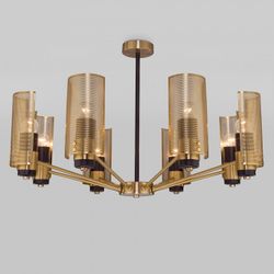 Люстра на штанге Eurosvet Grino 70139/8 латунь