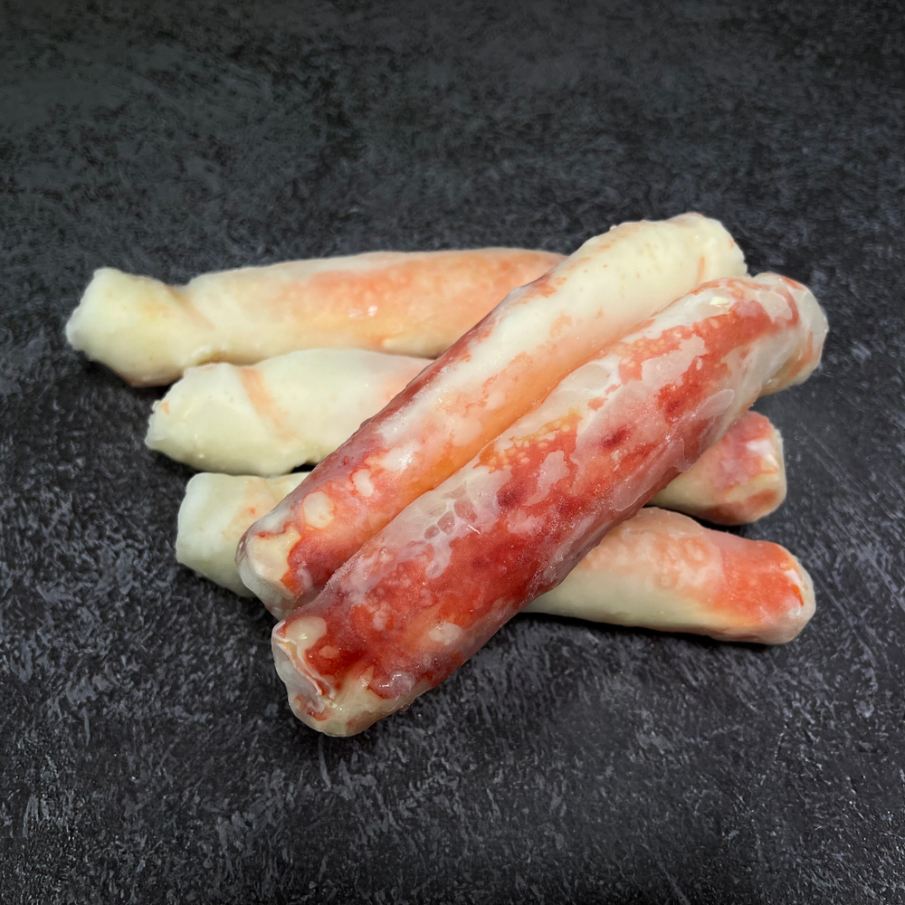 Мясо камчатского краба 1-я фаланга (Особо крупная ~20см), очищенное, варено-мороженое, ~1,3кг