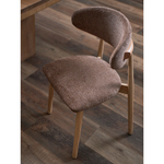 Стул Bergenson Bjorn Stone, мягкий шенилл, кофе с молоком