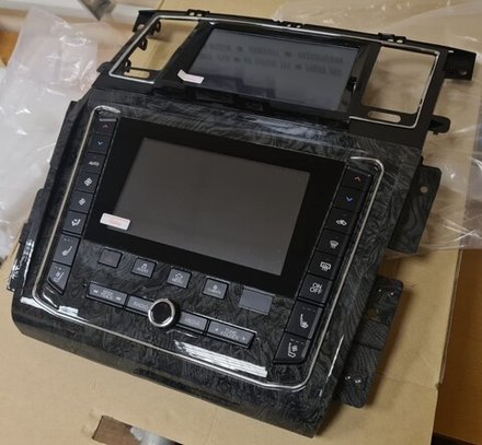 Магнитола + сенсорный климат для Nissan Patrol Y62, Infiniti QX56/QX80 2010-2019 (поддержка Bose, 360 и мониторов) - Carmedia ZF-2001-DSP монитор 8" на Android 9, 4/64ГБ