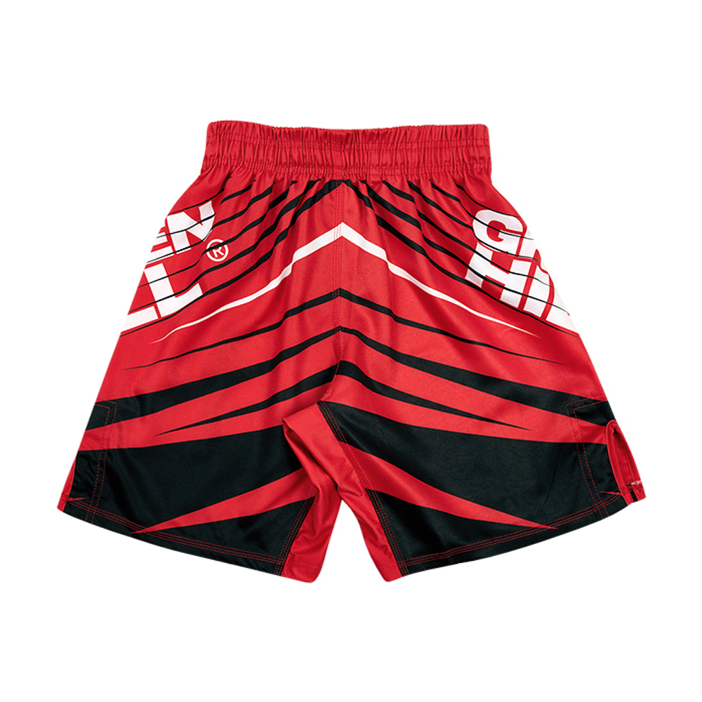 MMI-4022 Шорты MMA SHORT IMMAF approved красные