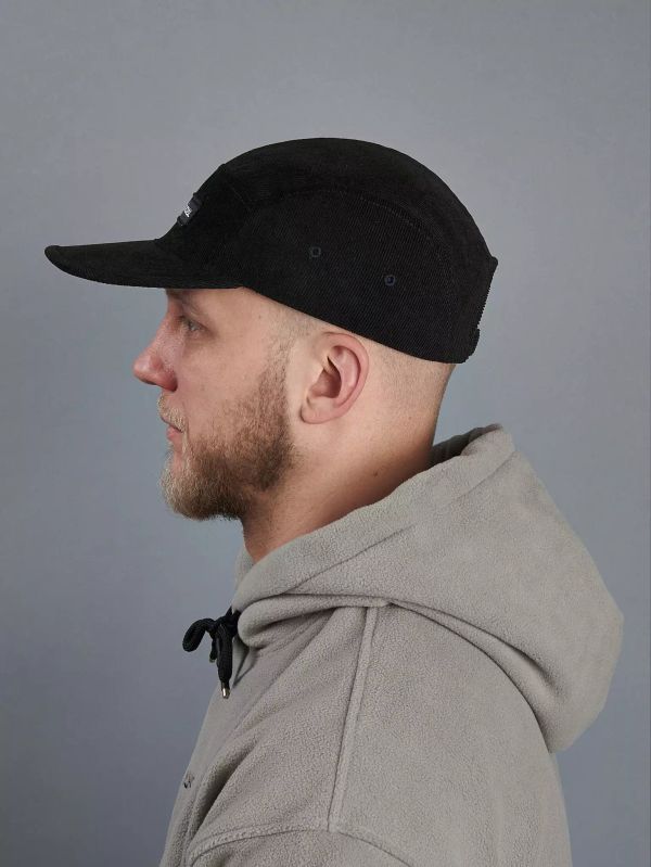 Кепка 5 panel Velvet Черная - фото 3